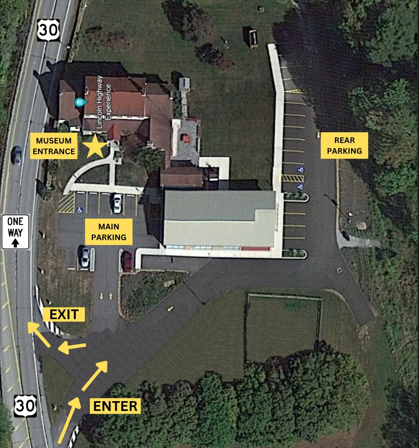 Lincoln Highway Museum Map