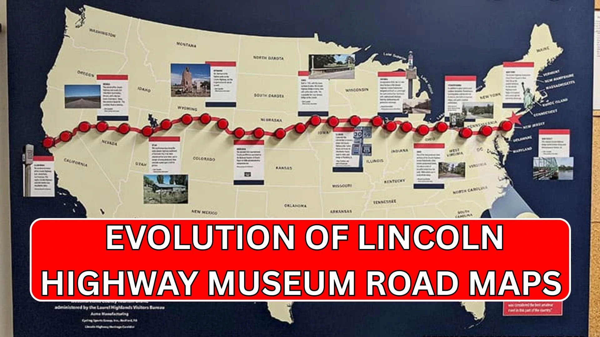 The Evolution of Road Maps in the Early 20th Century In Lincoln Highway Museum